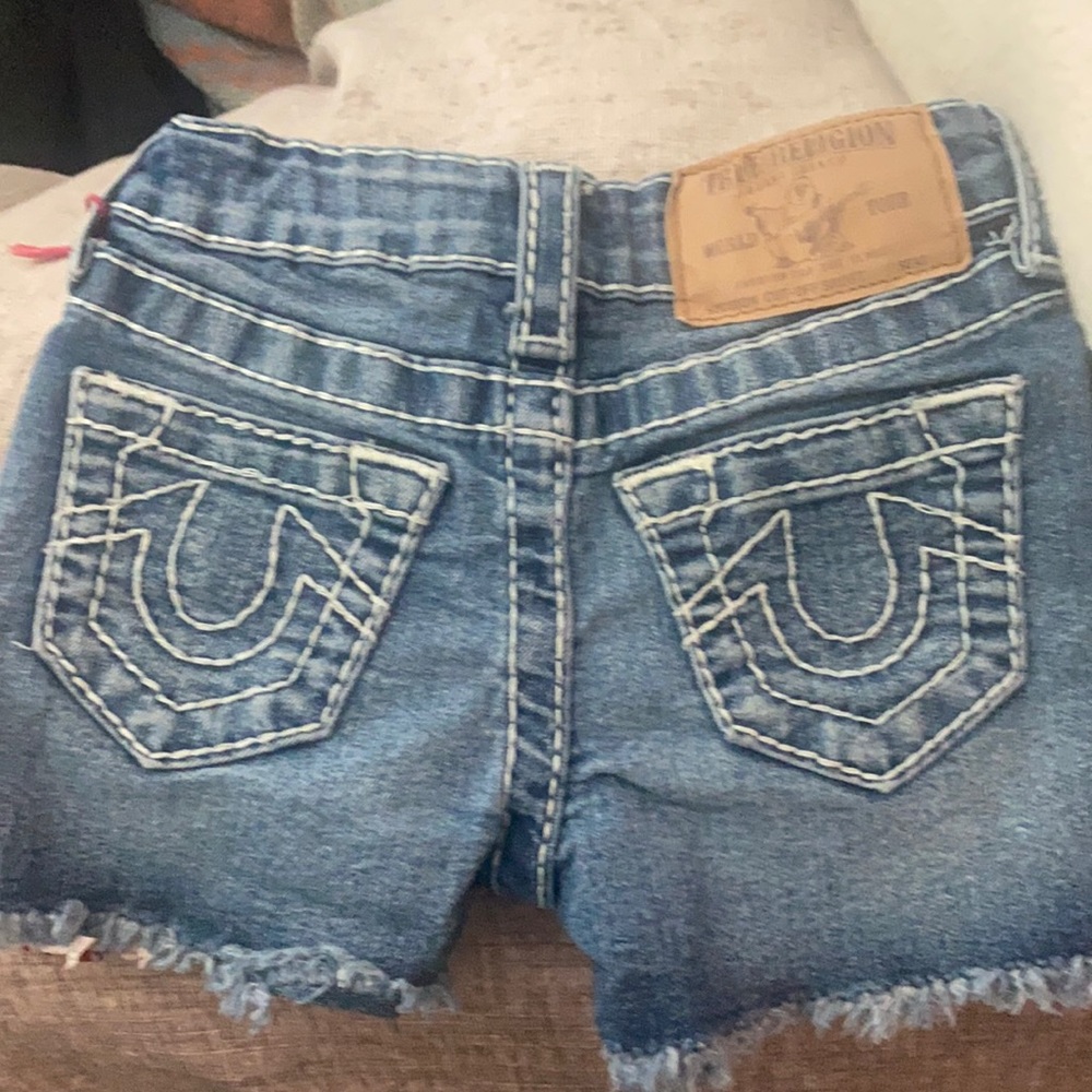 NWOT Demin  true religion toddler shorts